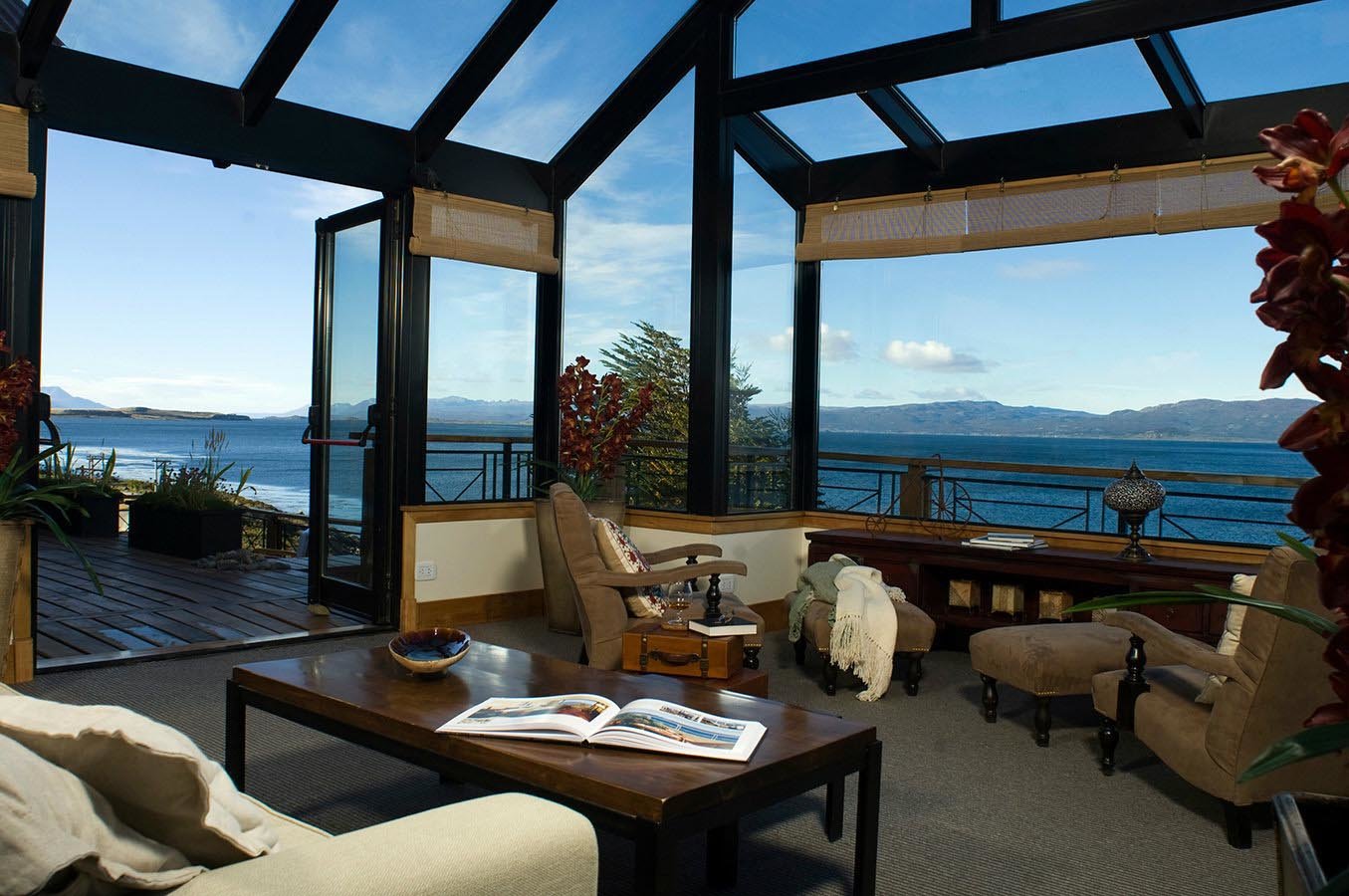 The hotel has beautiful scenic nature views