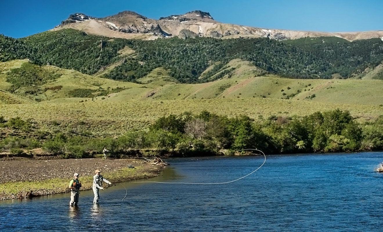 Wading amidst the picturesque setting of the National Park