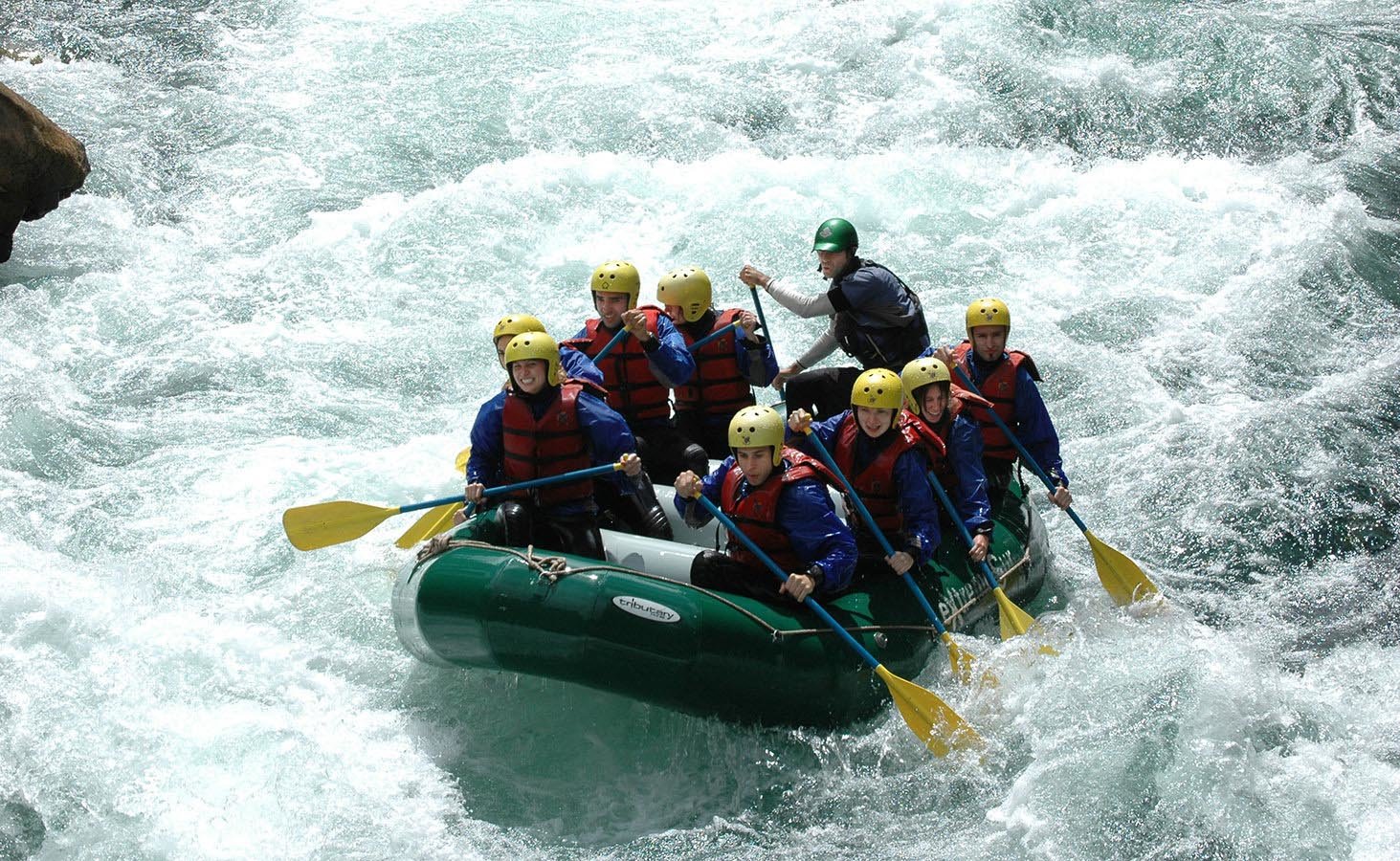 Our adrenaline-pumping rafting adventure begins!