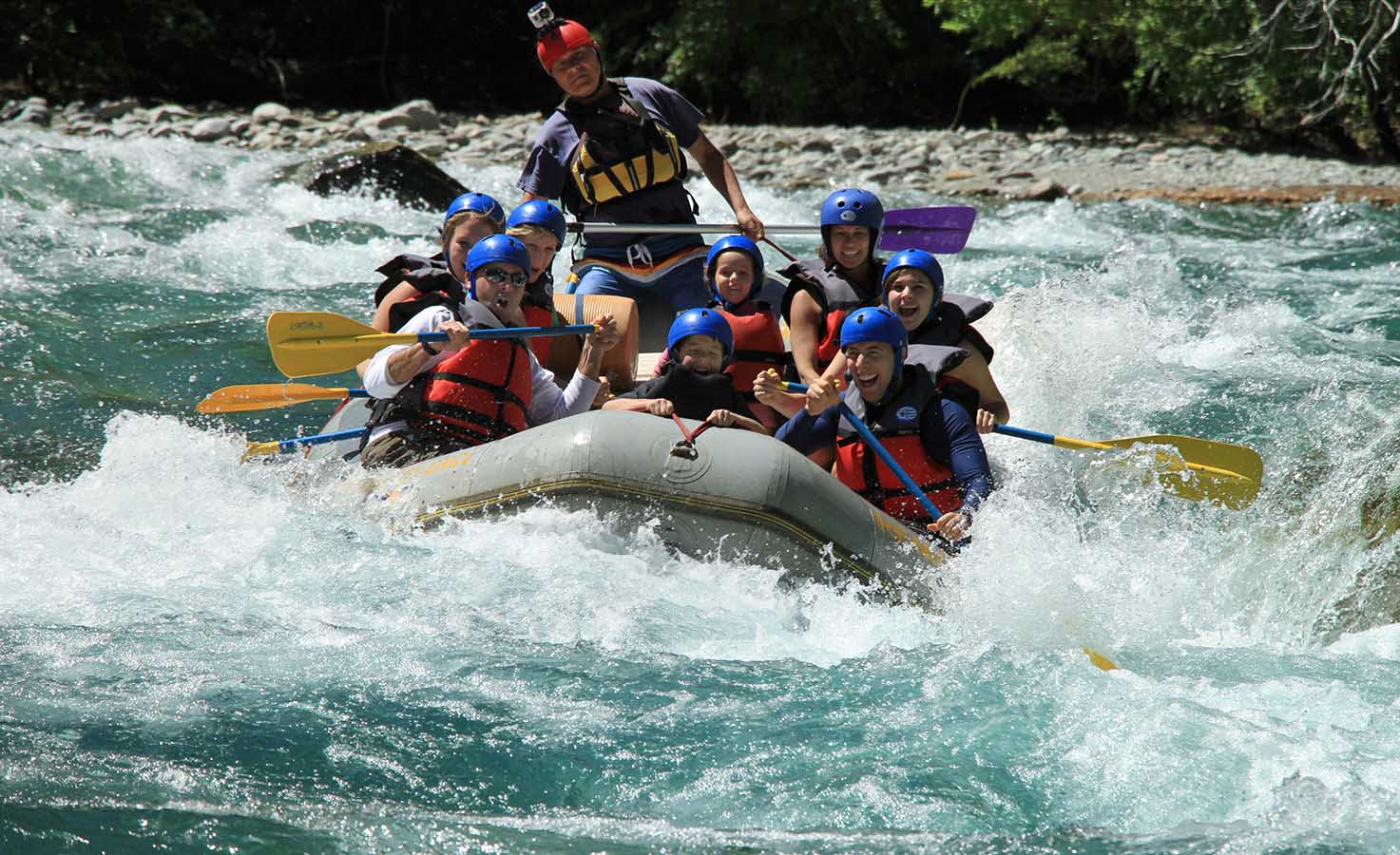 This rafting adventure is fun for the entire family