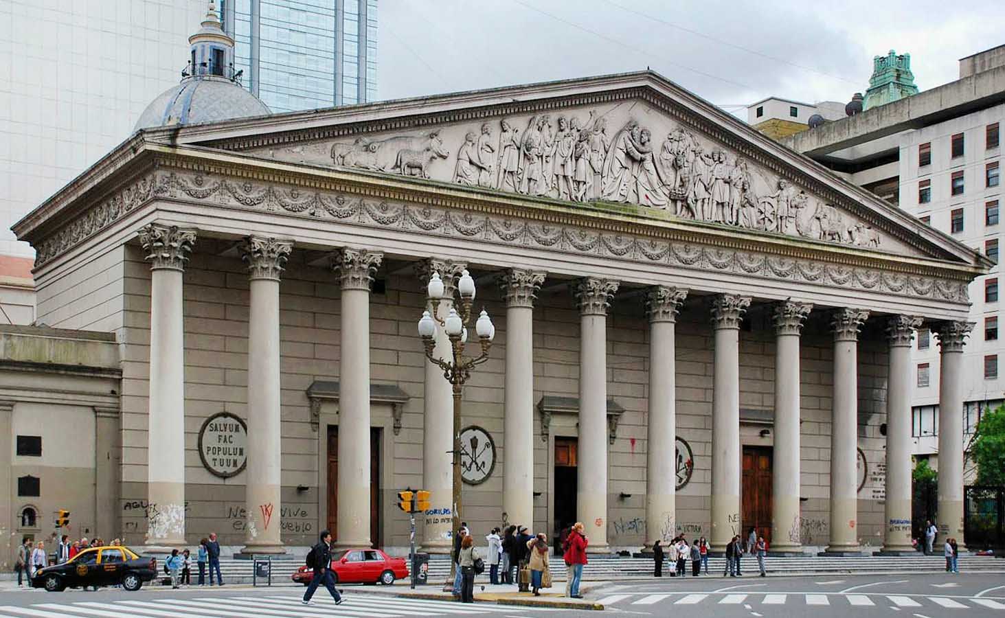 Buenos Aires’ National Cathedral, from where the current Pope officiated