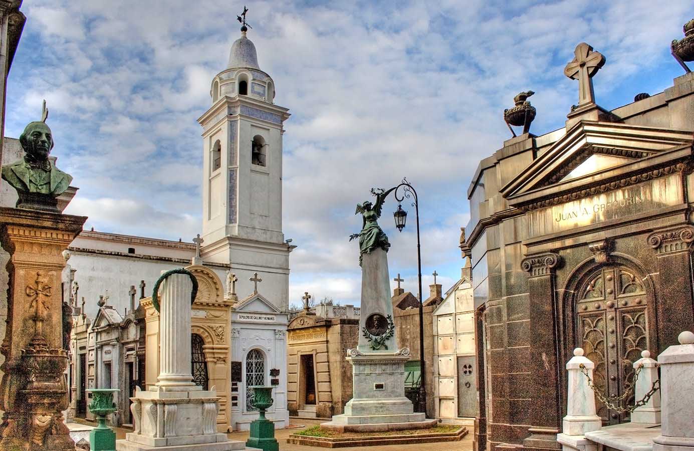 We’ll immerse ourselves in the gothic necropolis where Evita Peron is buried