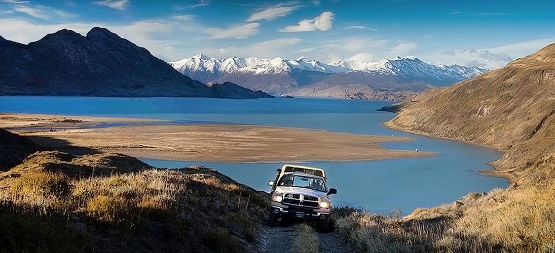Riding our all-terrain vehicle up to a panoramic balcony to fully-enjoy Upsala Glacier