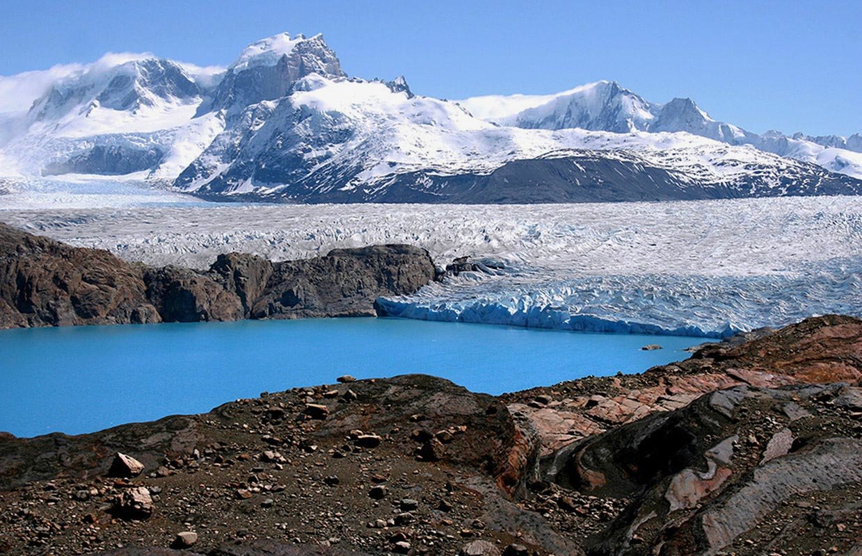 The Eastern Face of Upsala Glacier, as seen from the panoramic balcony