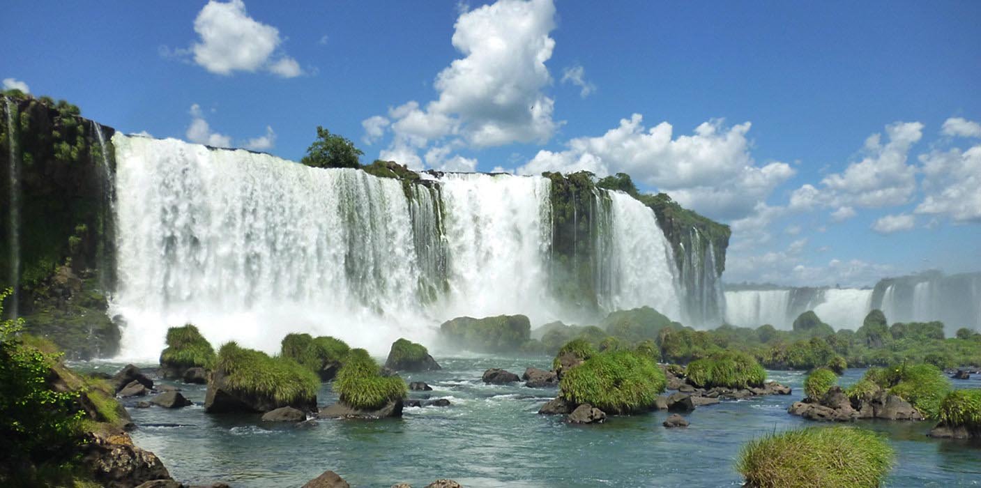 You’ll get close enough to the falls to be sprayed by the mist, while hearing the thunderous roar