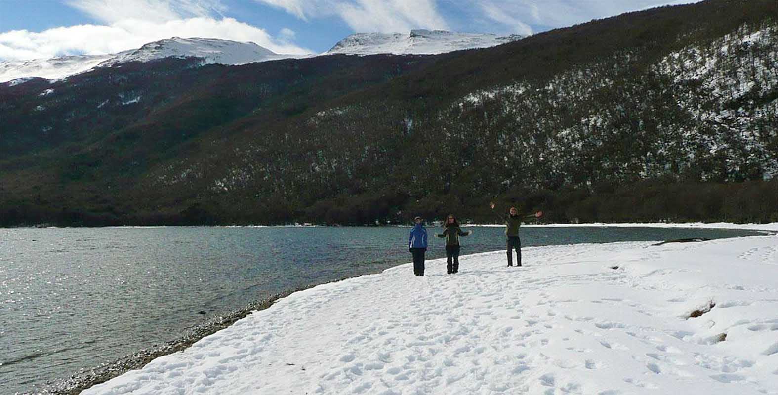 Snow-covered Tierra del Fuego National Park, in all its pure white glory