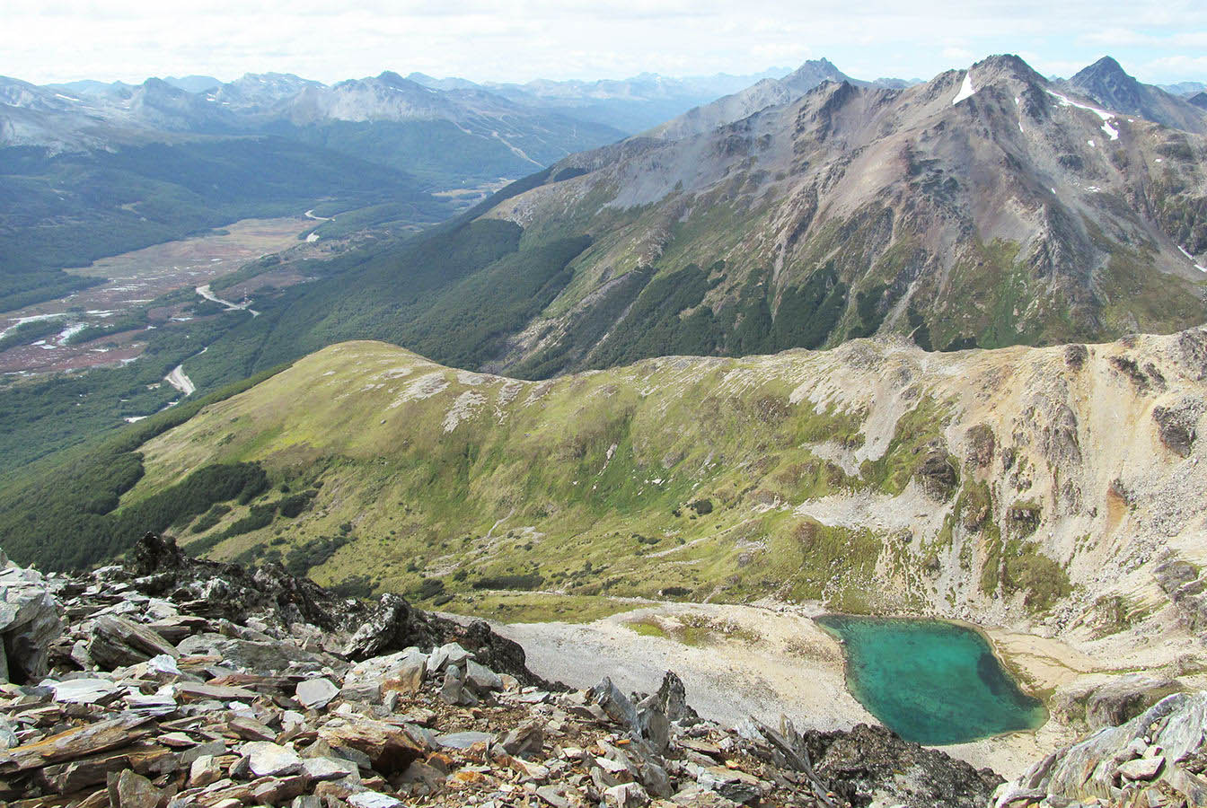 From here, we’ll enjoy a 360-degree panoramic vista of everything including the Emerald Lagoon