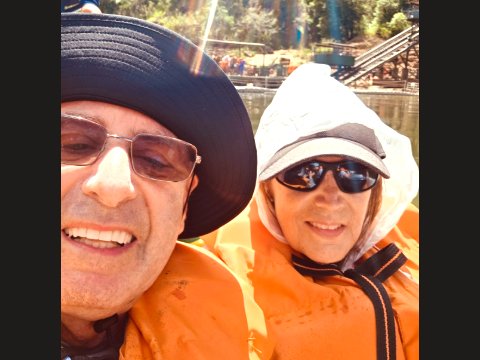 Life jackets secure for Iguazu Falls boat adventure
