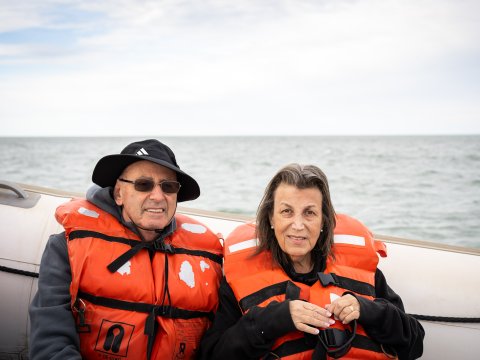 Life jackets ready for Peninsula Valdes wildlife expedition