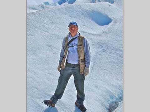 Gary Dewaal on the Perito Moreno Glacier