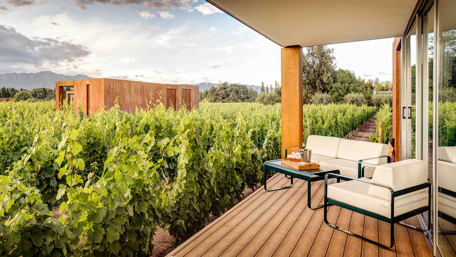 The Vineyard Loft private deck